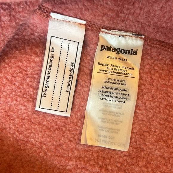 Patagonia Girl’s 1/4 zip Pullover Size XL - Picture 16 of 16